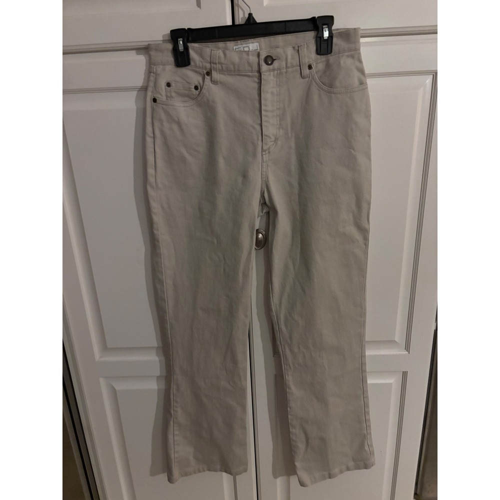 FDJ French Dressing‎ Women Beige Bootcut Jeans Size 10